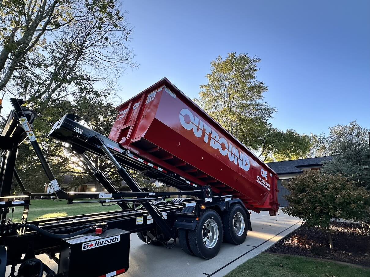 NWA spring cleaning dumpster