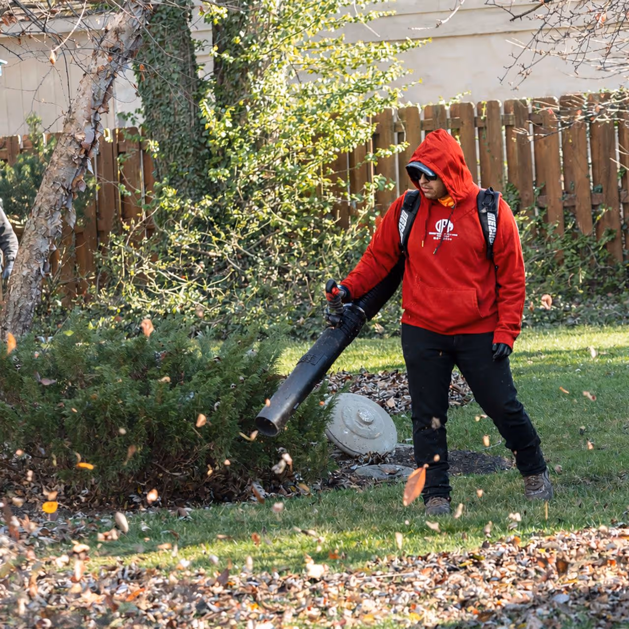 Fall lawn cleanup near me in Metro Detroit Owens Property Managers
