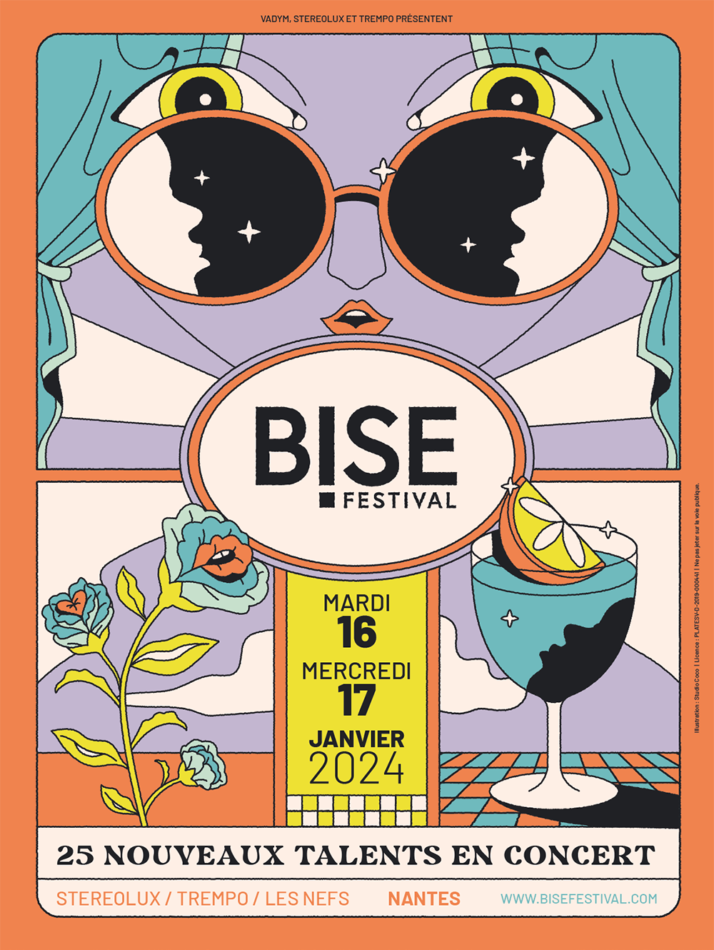 Affiche du Bise Festival 2024