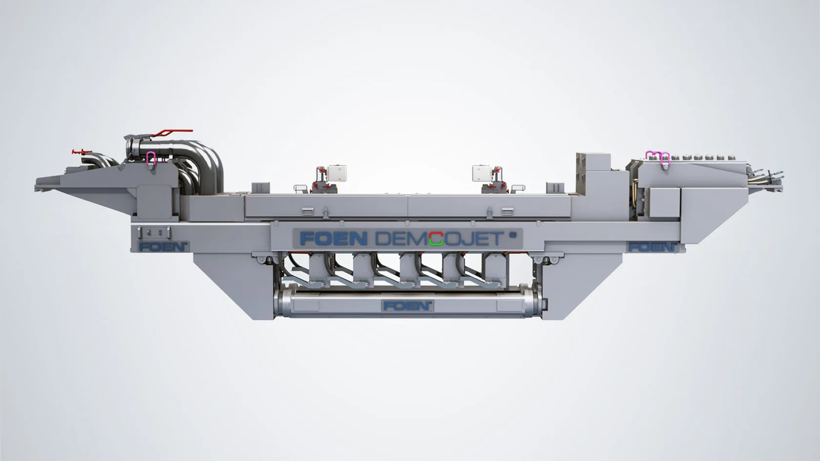 3D Rendering einer FOEN Demcojet Maschine