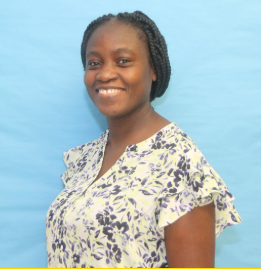 Ms. Clarke smiling staff portrait photo