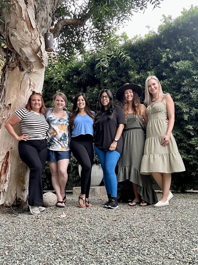 Group of women at a grief support event with Light of Grief in Orange County California