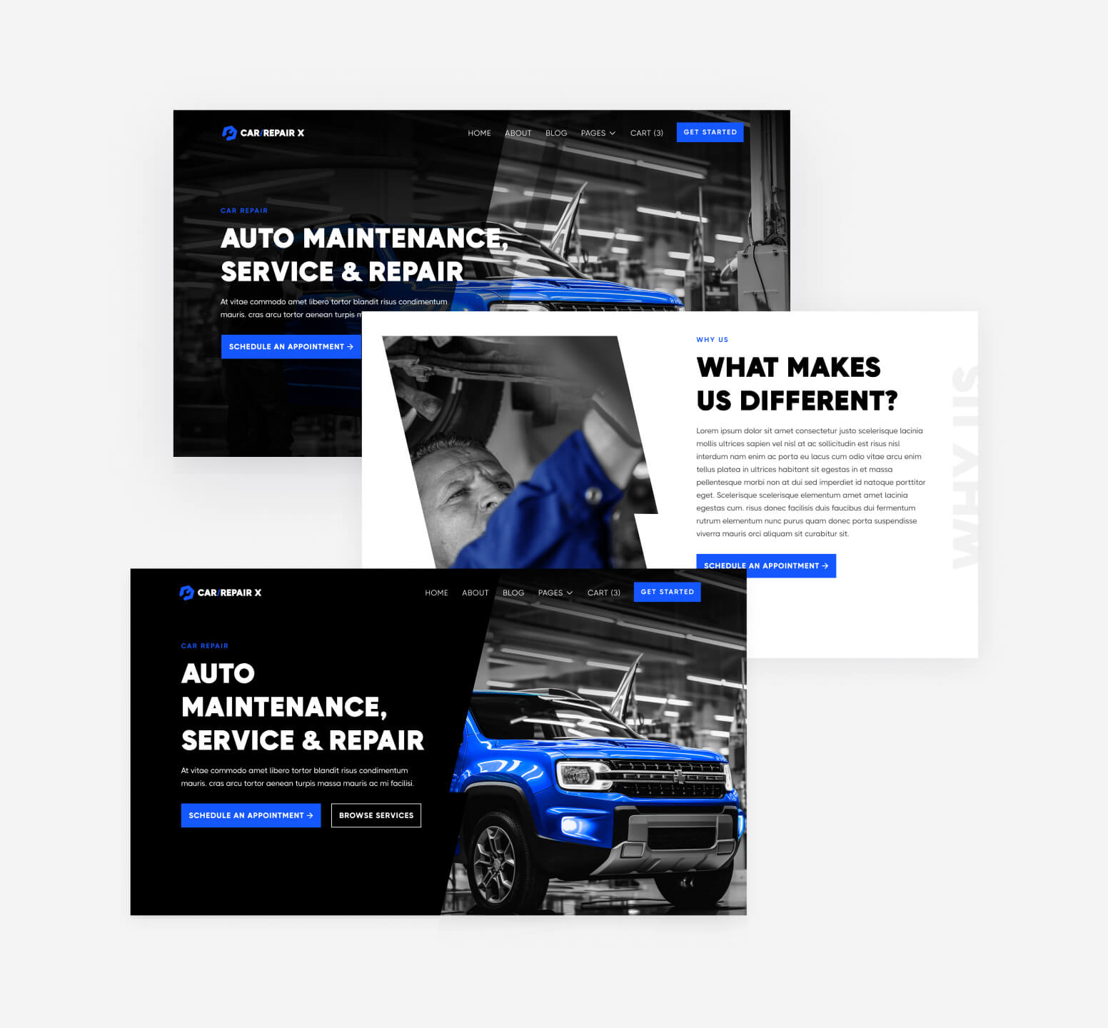 CarRepair X - 69 Sections Included - Automotive Webflow Template