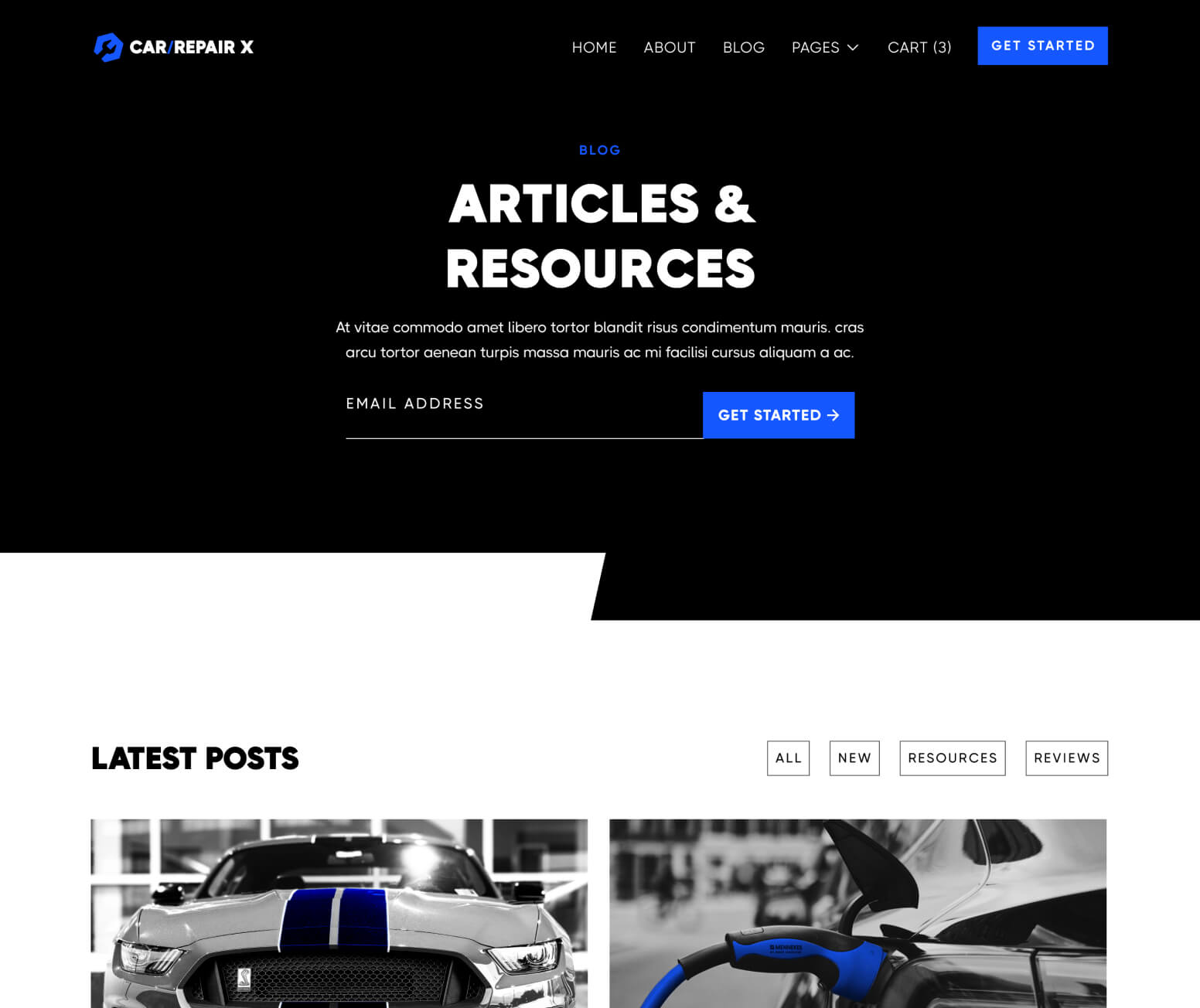 CarRepair X - Blog V2 Page - Automotive Webflow Template