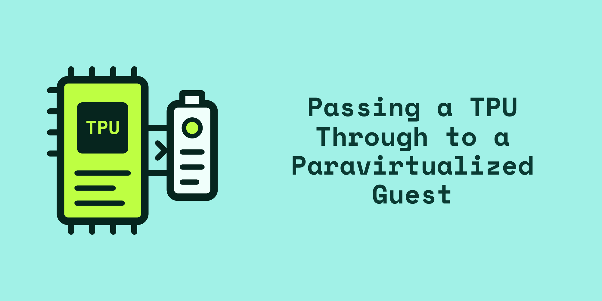Passing a TPU Through to a Paravirtualized Guest A customer asked us to run Google TPUs inside our zones. The obvious way to hand a guest a piece of PCI hardware is IOMMU-backed passthrough, and Xen has supported that for HVM guests for years. Our zones default to PV, without hardware virtualization extensions or a VT-x or AMD-V dependency. That is a big part of why they boot and fork as fast as they do. Moving these workloads to a different guest model would have meant giving up properties we deliberately built the runtime around, so the interesting problem was making passthrough work without changing the execution model. Xen's PV mode had never had an IOMMU story for a domU. Every DMA a PV guest issues goes out under dom0's address space, because PV was designed before device passthrough to an unprivileged domain was something anyone needed from it. The TPU work ended up being three problems stacked on top of each other. We had to give Xen an IOMMU interface a PV guest could actually
