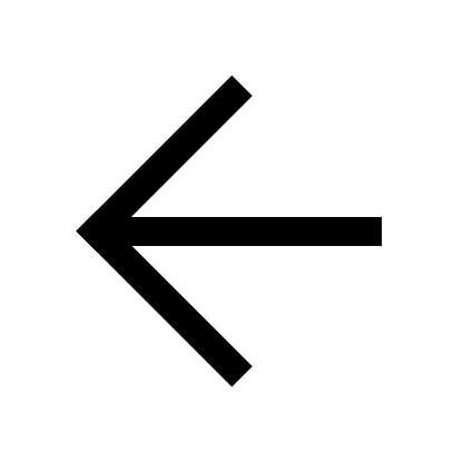 Black bold left-pointing arrow