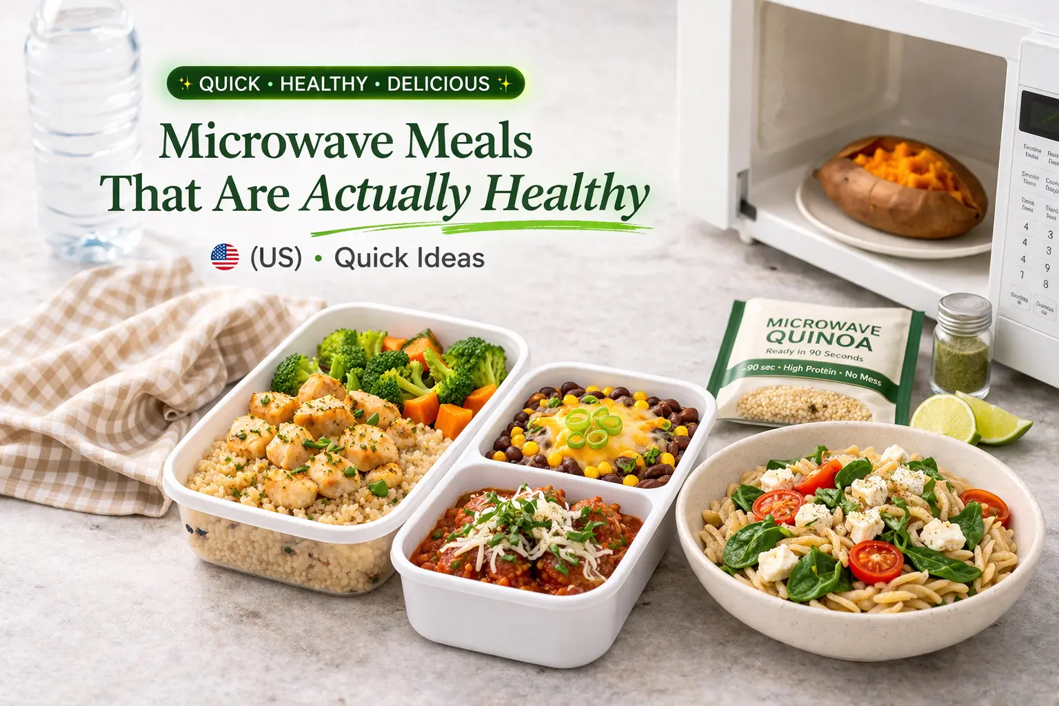 Microwave Meals That Are Actually Healthy (US): Quick Ideas (2026)