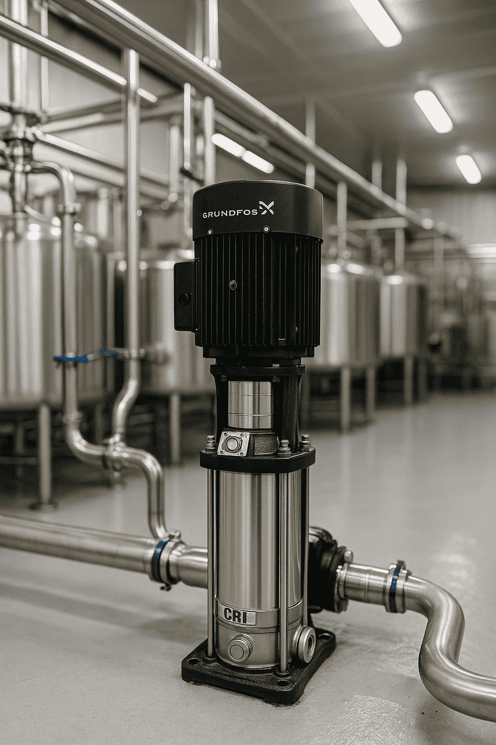 Bombas multietapas verticales Grundfos Serie CR