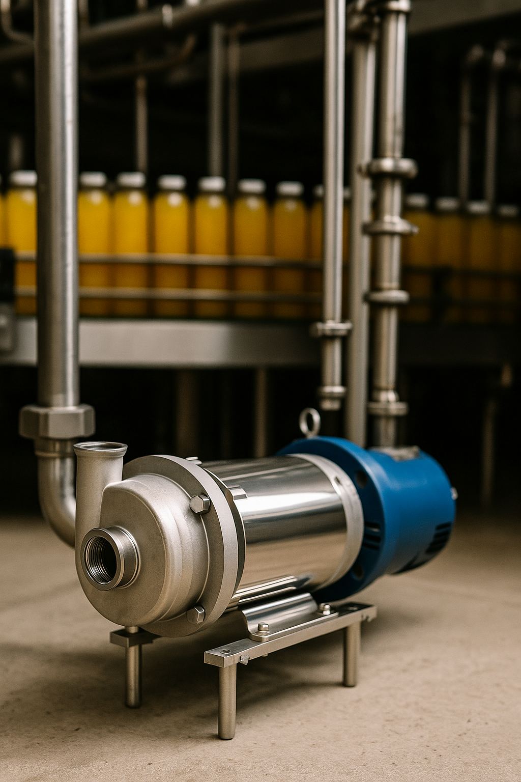 Motobomba centrifuga Sanitaria marca Q-Pump serie QC