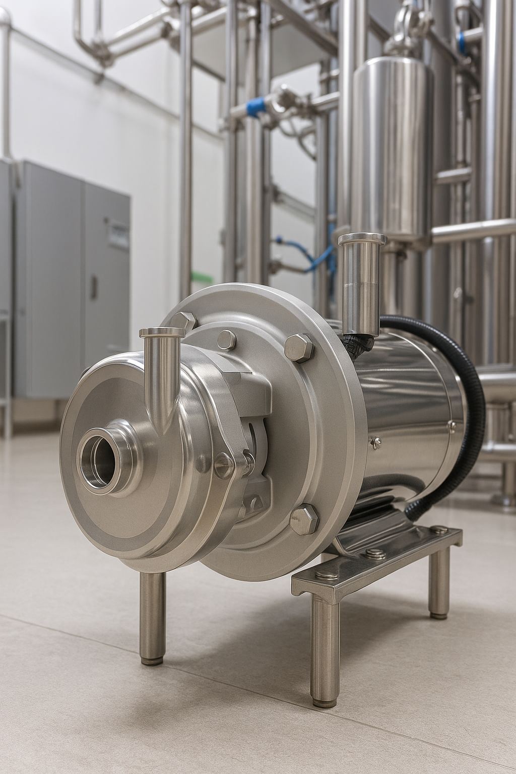 Motobomba centrifuga Sanitaria marca Q-Pump serie QC