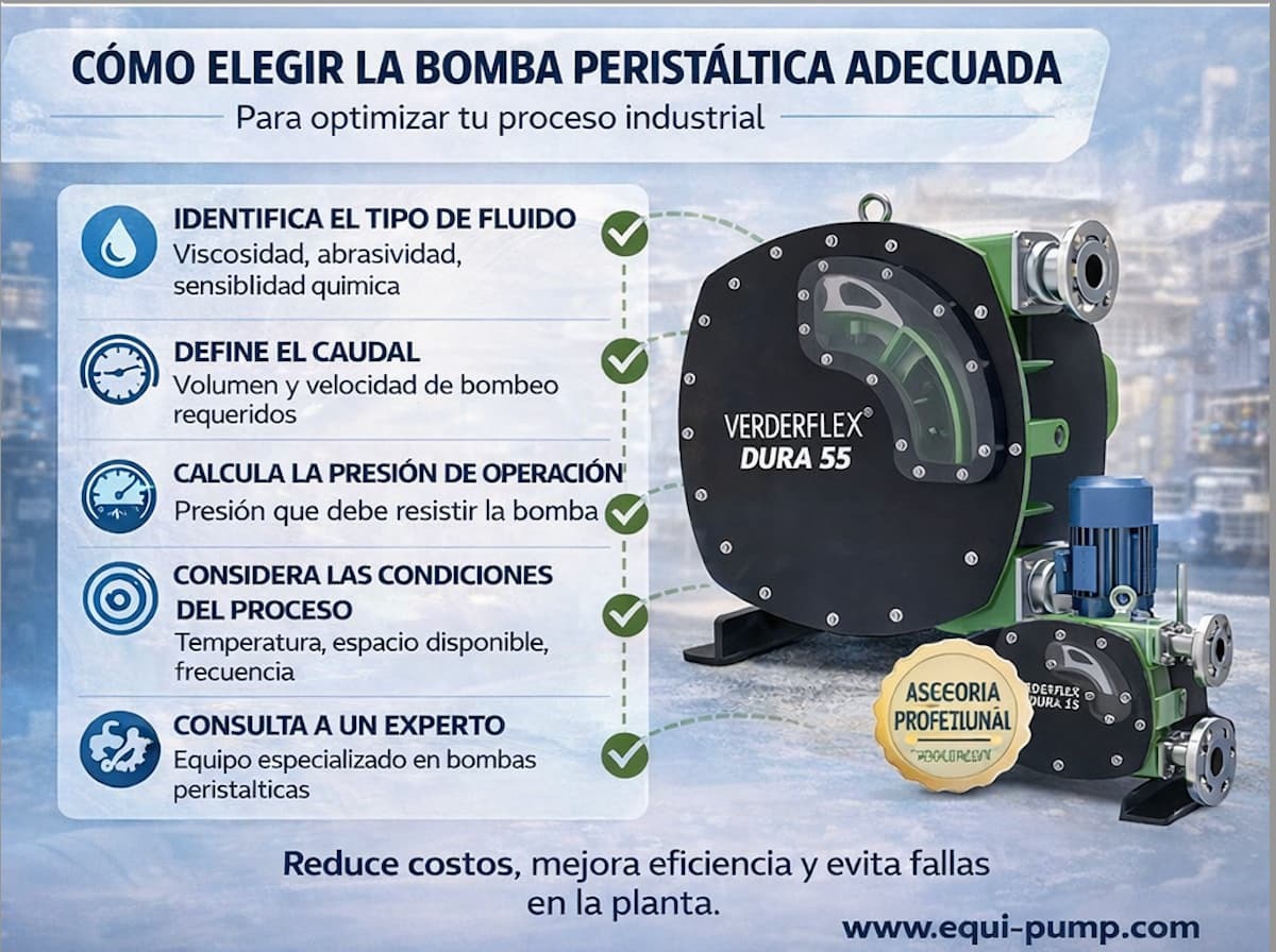 Cómo elegir la bomba peristáltica adecuada