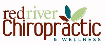 Red River Chiropractic and Wellness logo with stylized leaf design