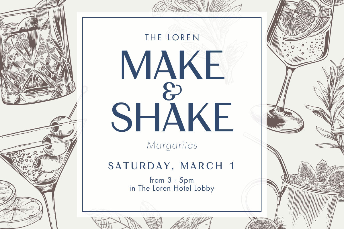 Make & Shake Margaritas in the Lobby