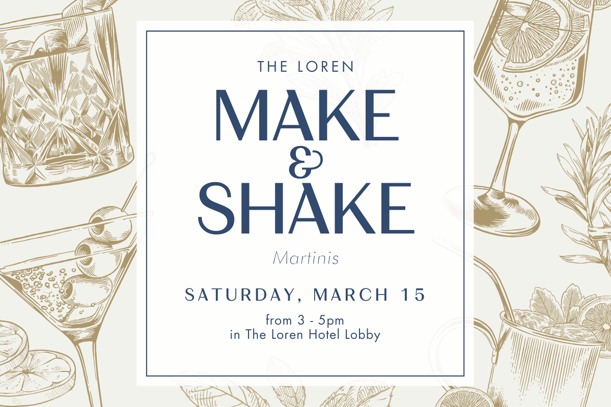 Make & Shake Martinis in the Lobby