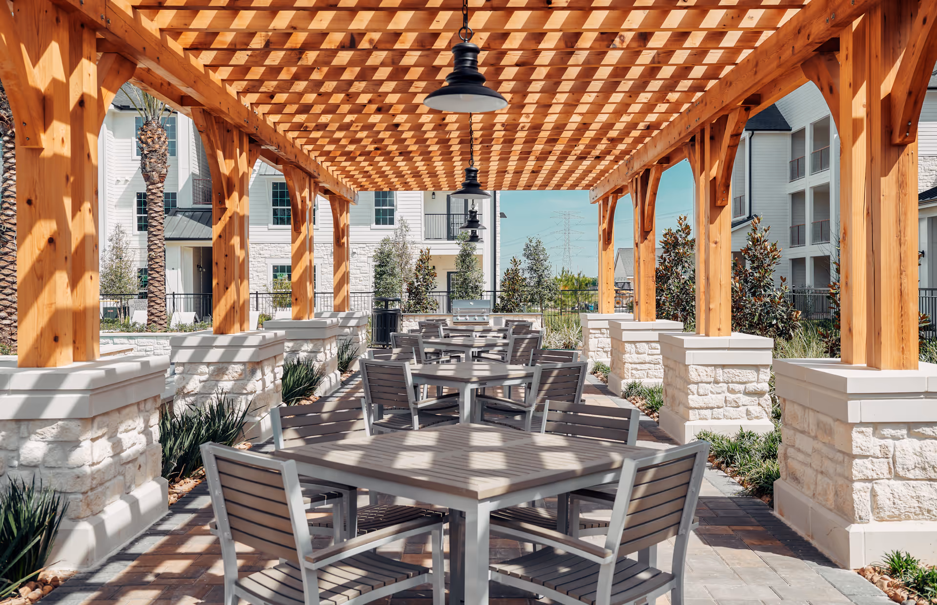 Playing in Swimming Pool Stock Photo