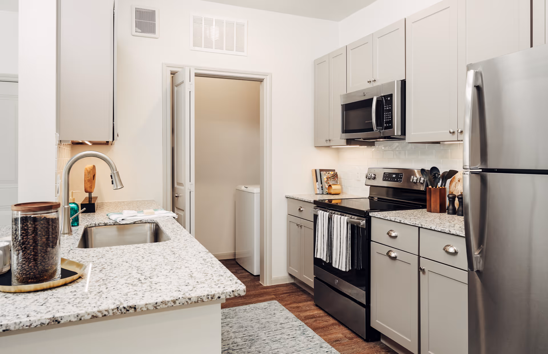 Kitchen to laundry room