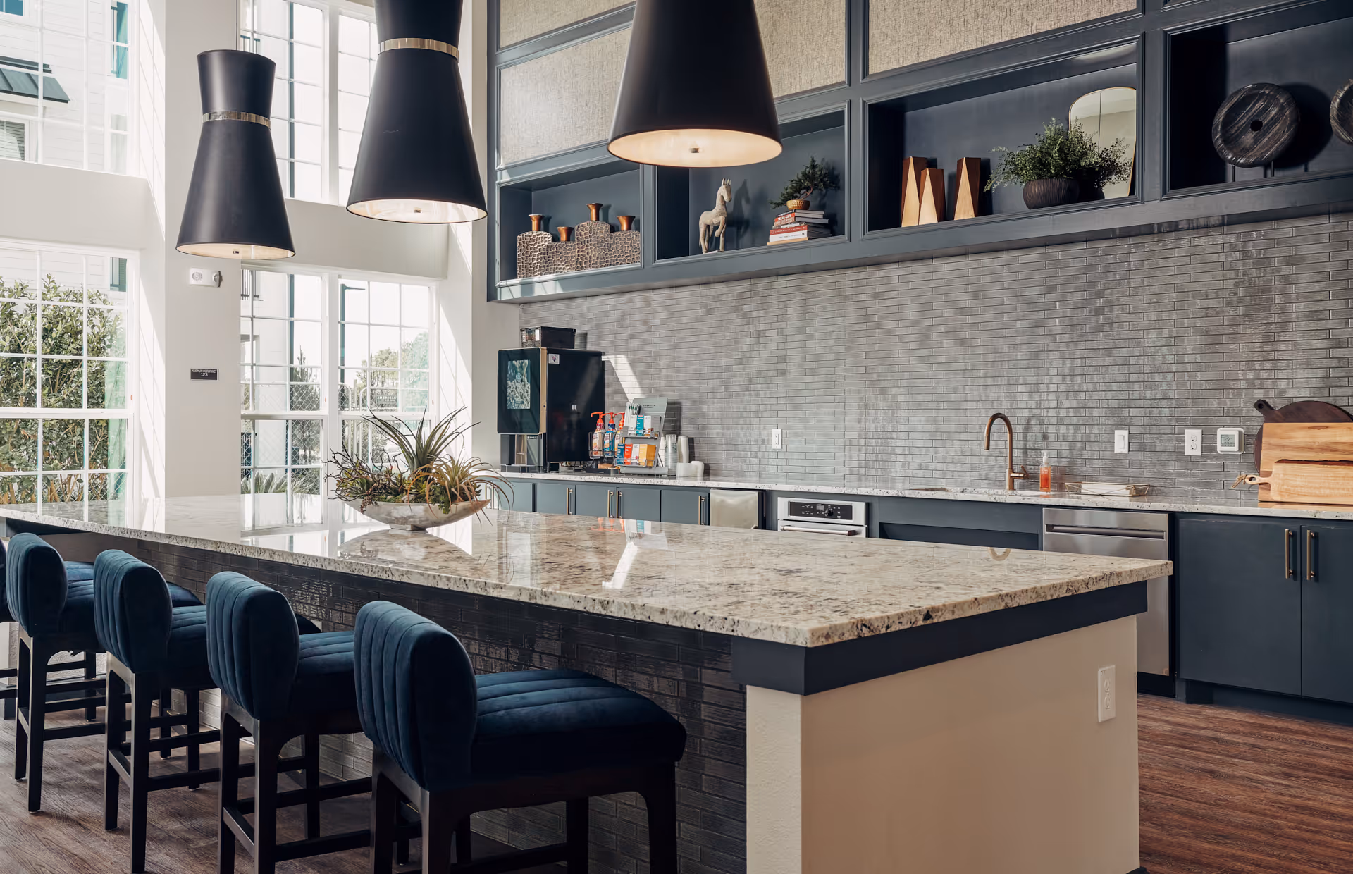 Community center breakfast bar