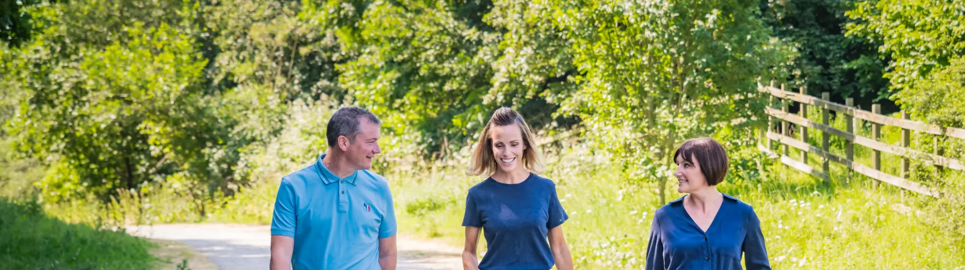 Liz Brown, Cath Wills and Paul Wills.