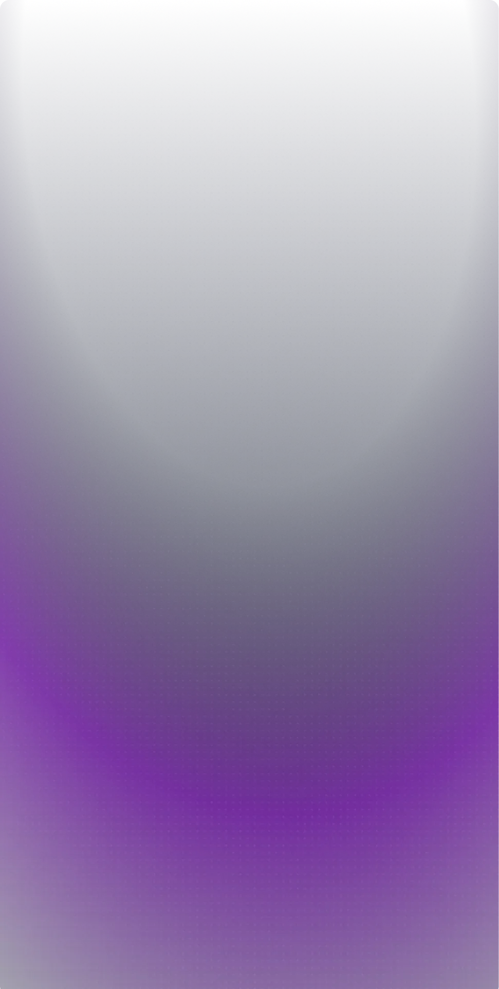 A purple and black background with a white border.