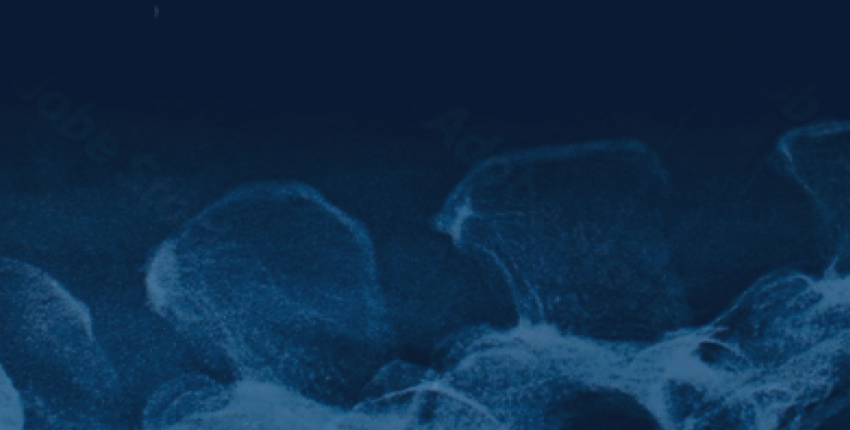 A close up of a cell phone on a blue background.