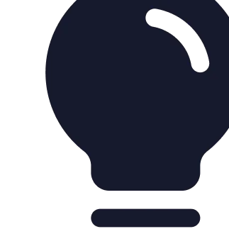 A black and white image of a light bulb.