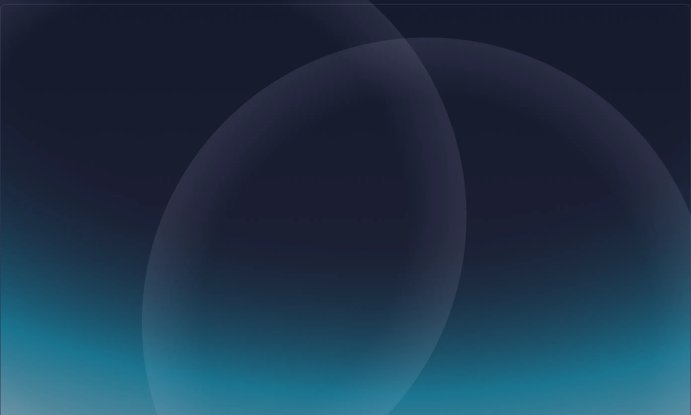 A blue background with two circles in the middle.