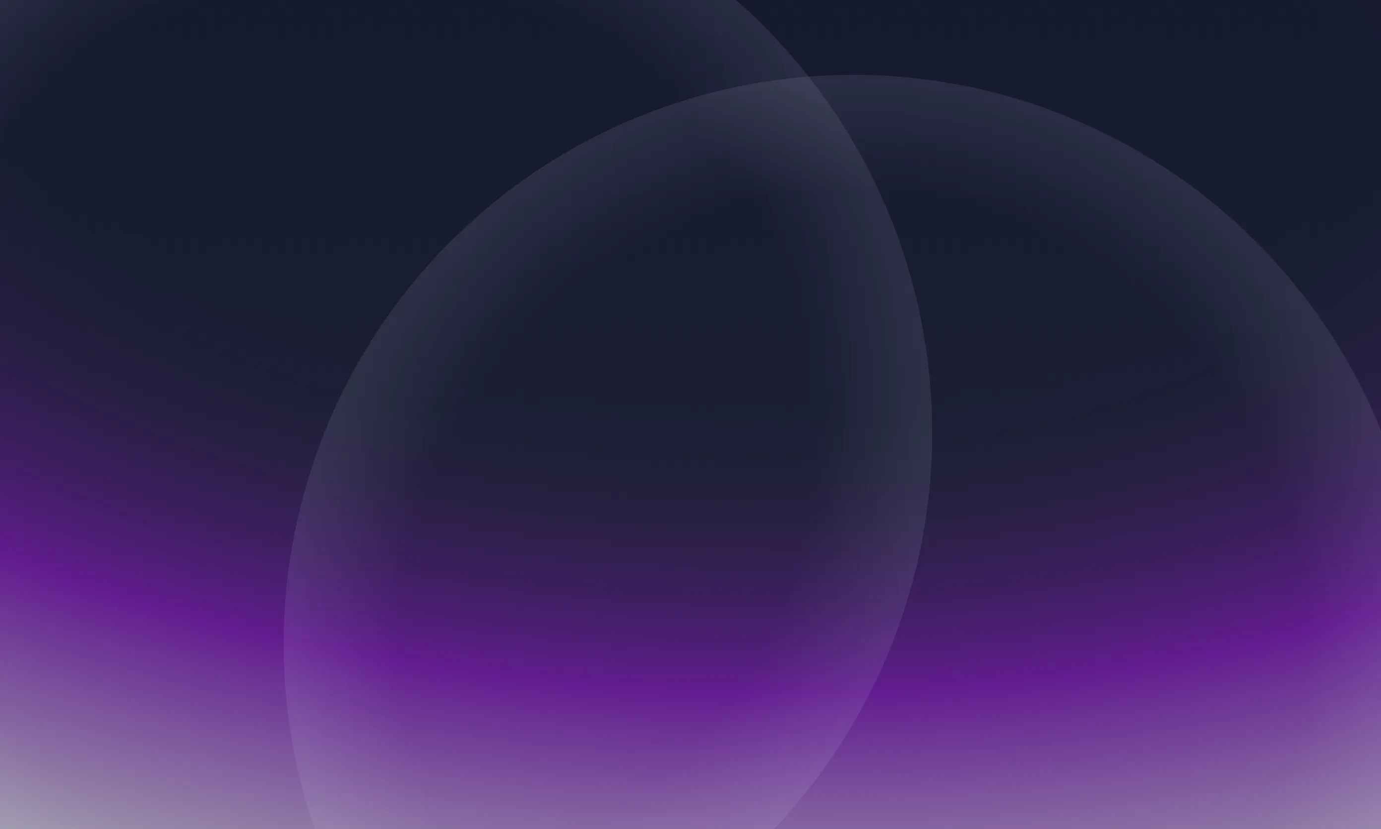 A blue and purple background with two circles.