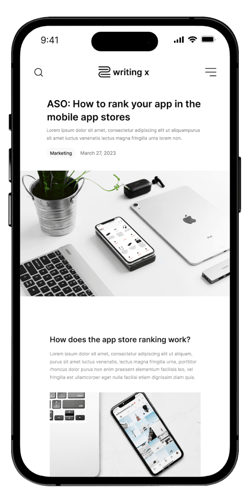 Subscribe To Our Newsletter To Receive Our Daily Reviews - Writing X Webflow Template