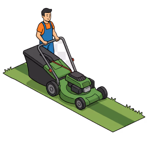Mowing service selection