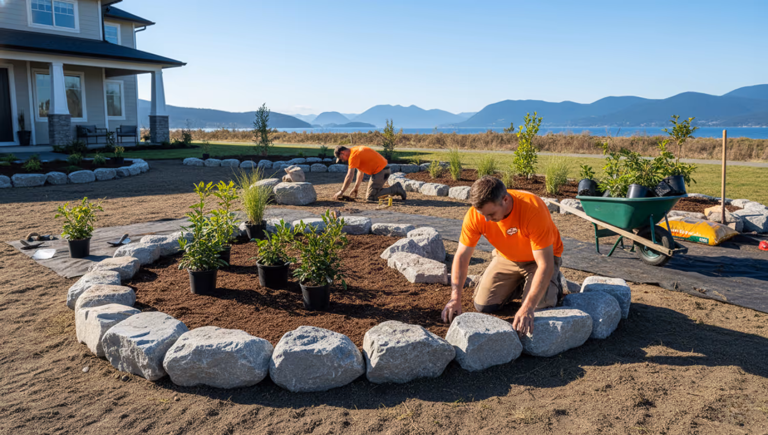Active landscape installation in Campbell River