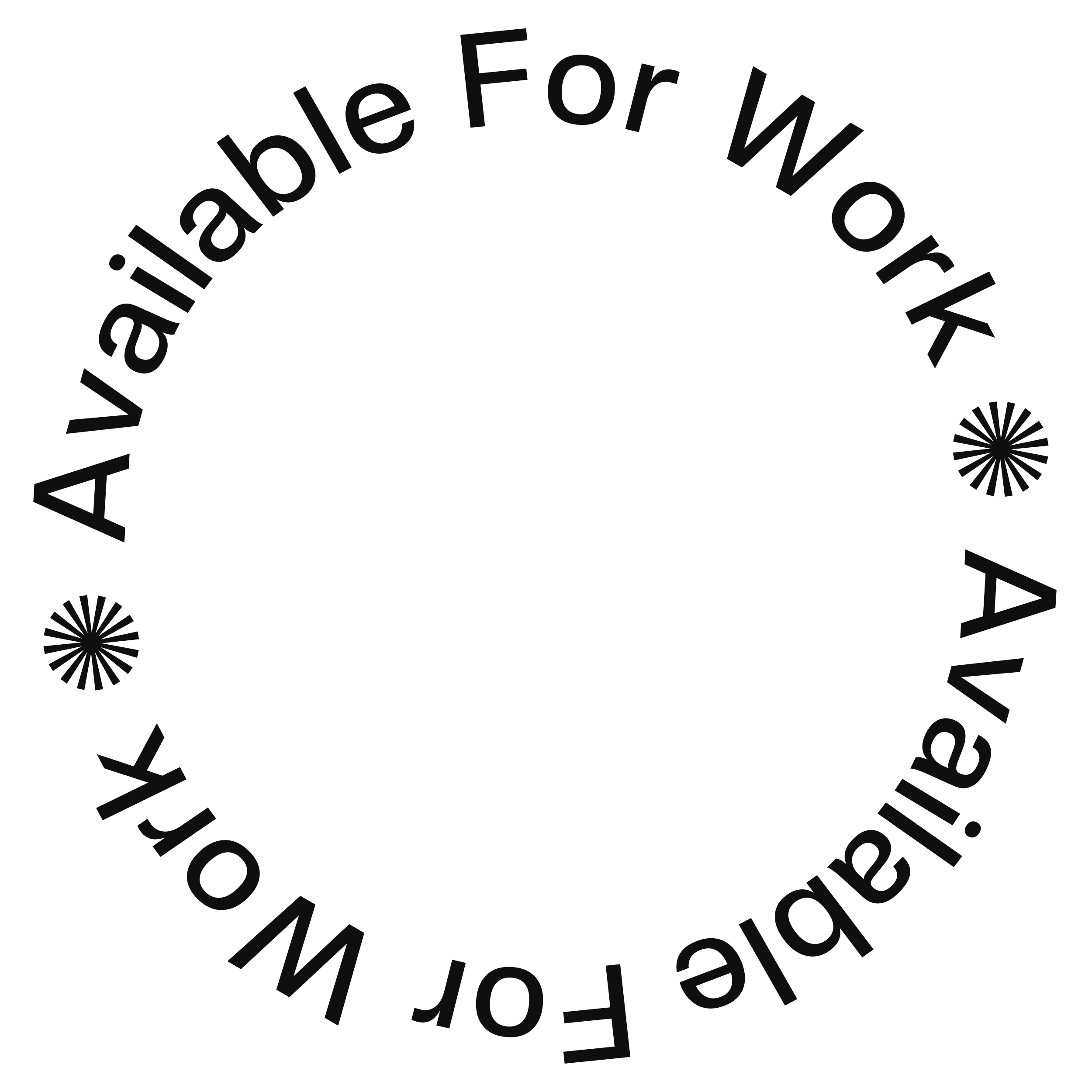 Circle Text - Kalvin Webflow Template