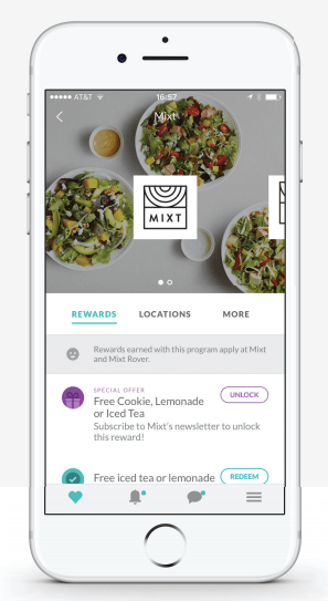 Mixt loyalty program