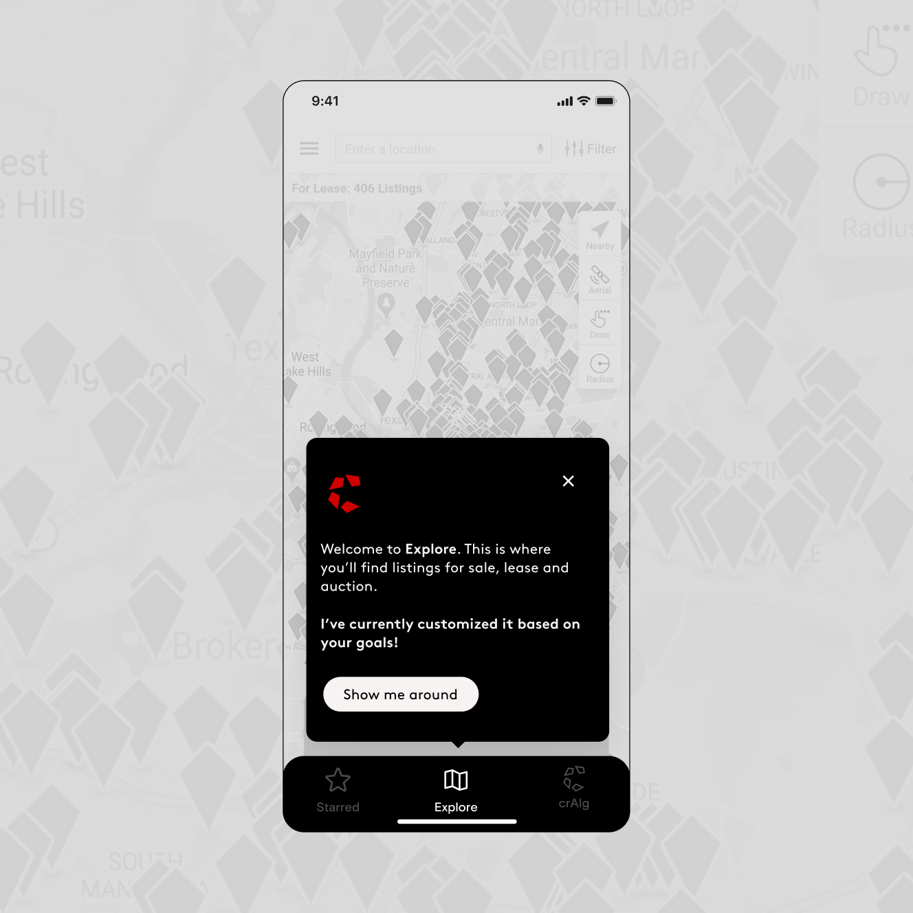 Pret A Manger USA app page showing features: collect stamps for rewards, pay with phone via QR code, find nearest shop on map, and browse menu.