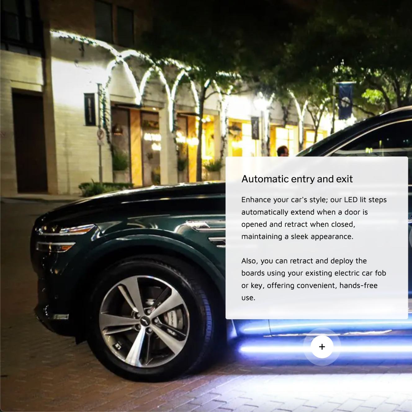 Mobile app screen showing a stamp card with eight greyed-out coffee cups and one colored cup for a free drink after buying eight hot or iced drinks.