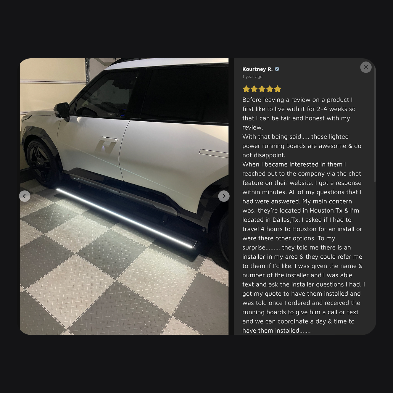 Mobile app screen showing a stamp card with eight greyed-out coffee cups and one colored cup for a free drink after buying eight hot or iced drinks.