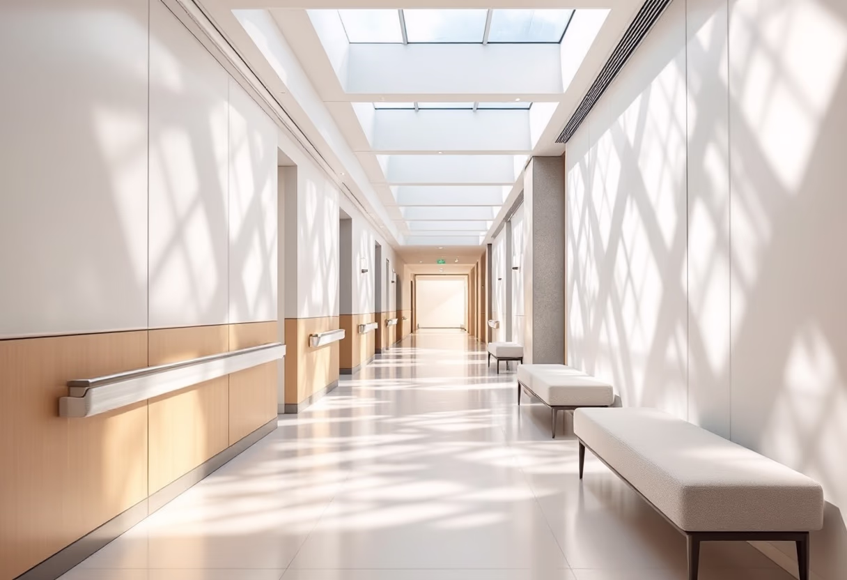 [clinic reception area interaction]