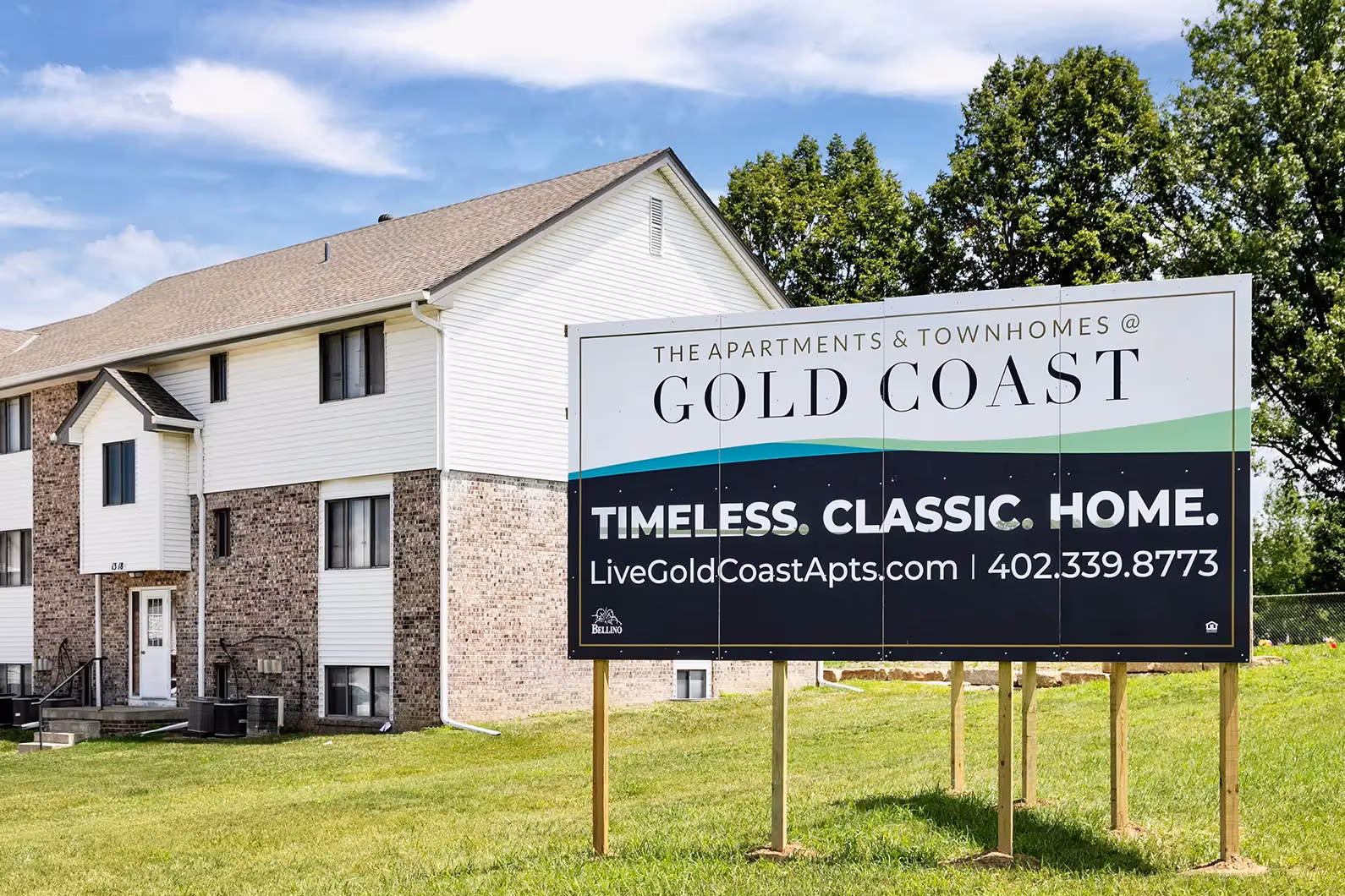 Exterior property sign