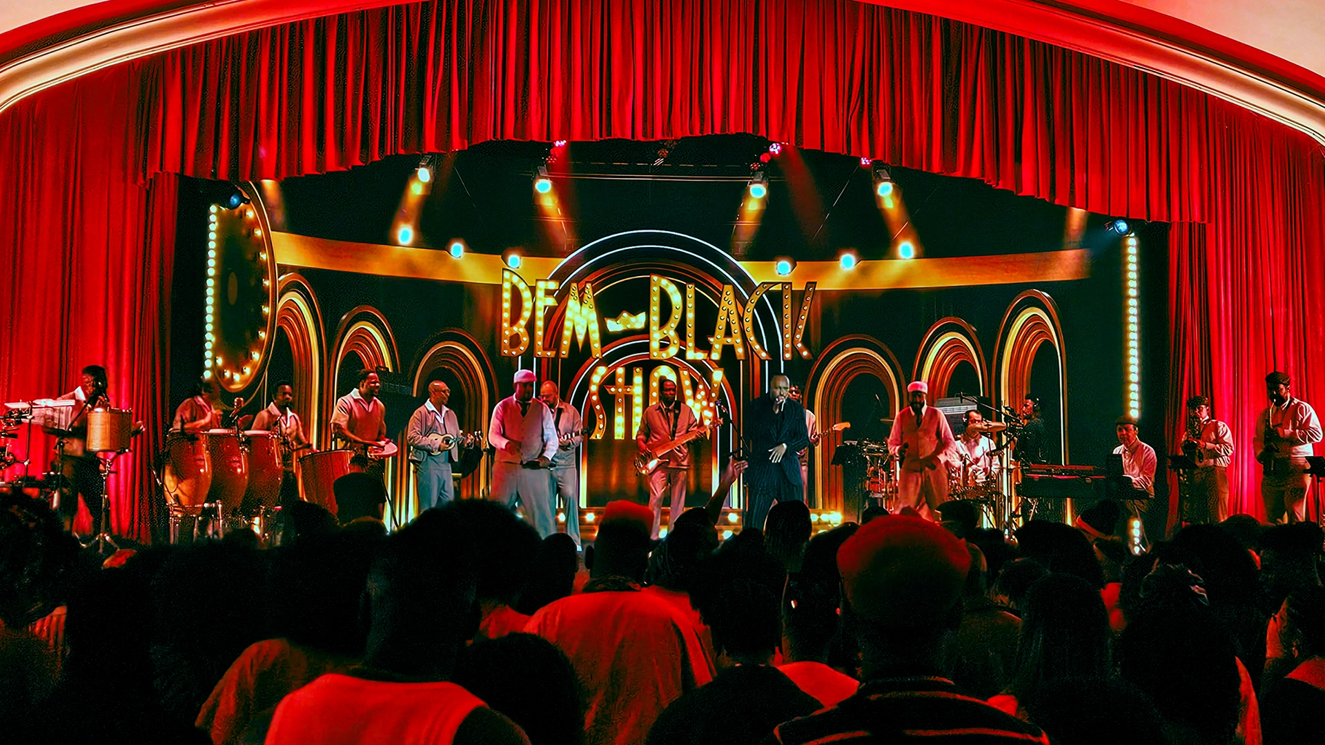 Thiaguinho – DVD Bem Black: cenografia digital e produção de show | Chroma Garden