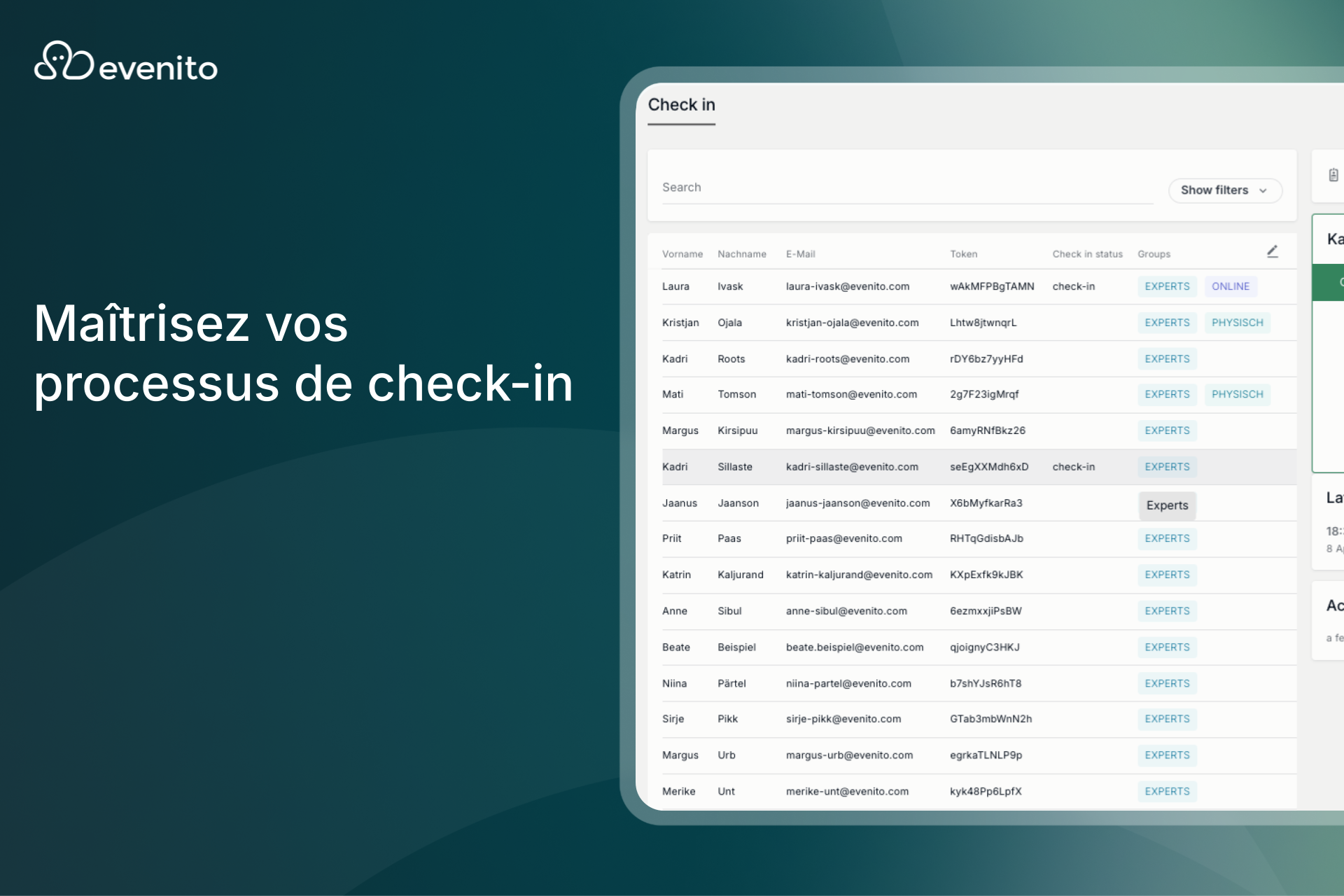 Excellence dans l'accueil : gestion des participants sur site et en ligne