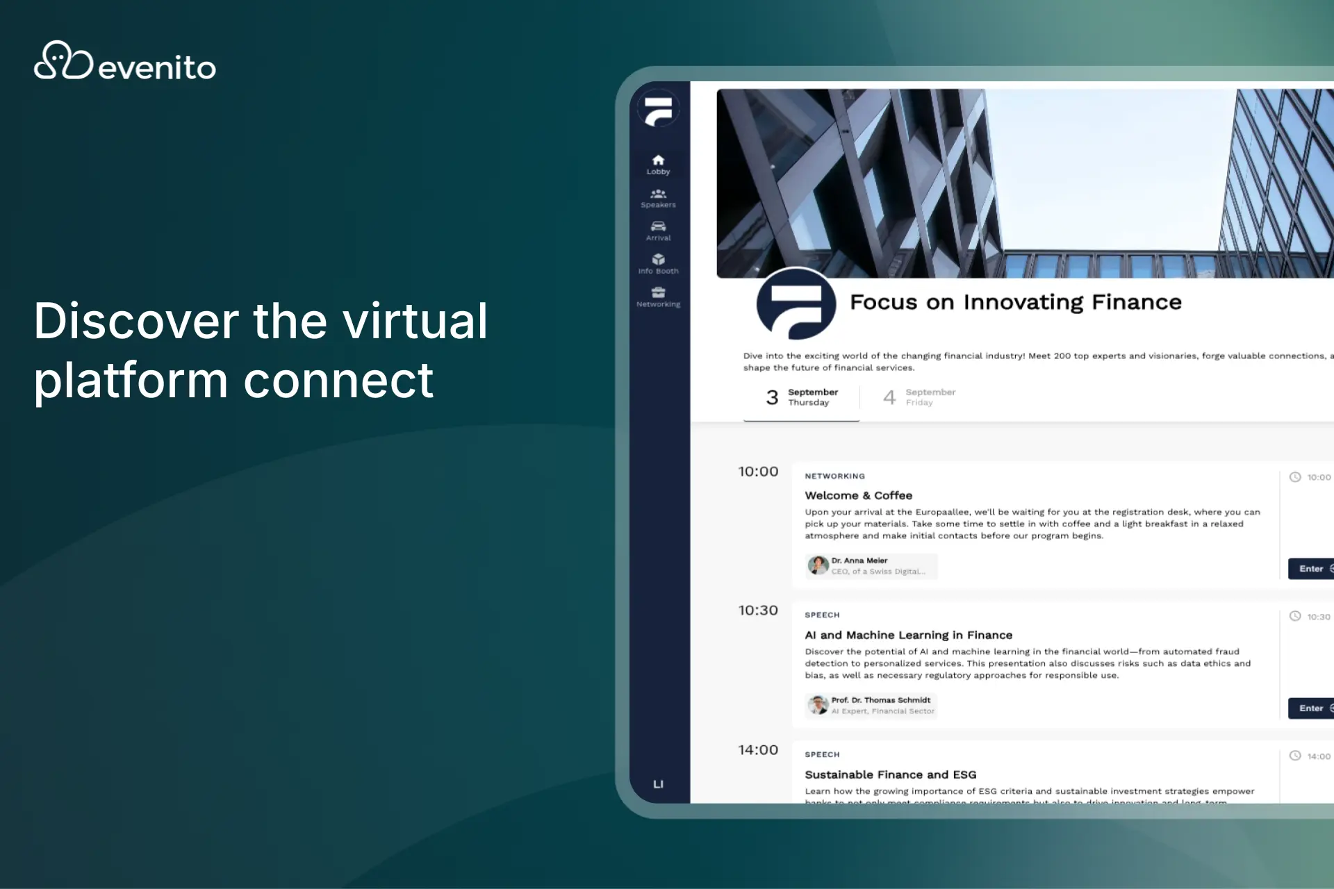 Create digital experiences with evenito connect