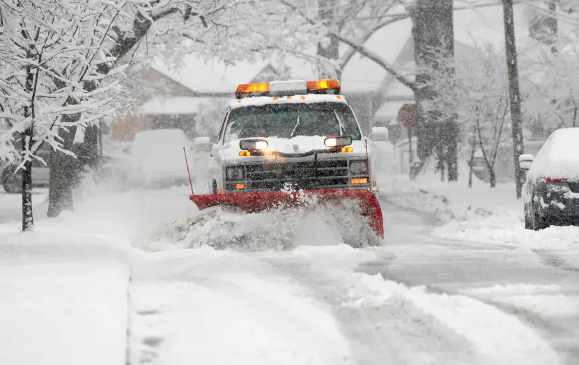 snow removal services performed by bobcat