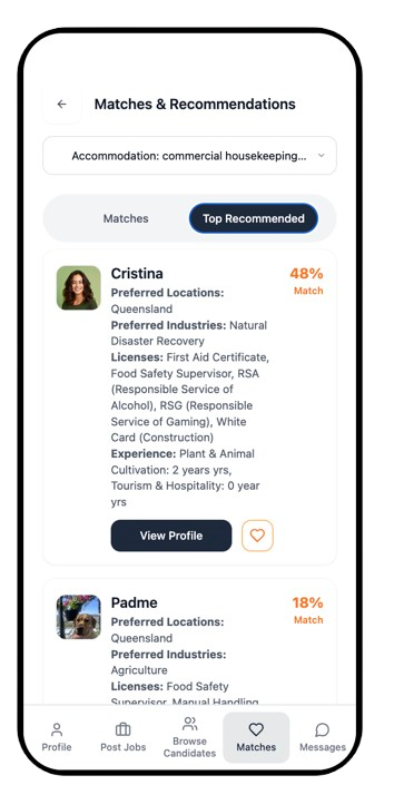 [interface] image of employee interacting with hr software (for a hr tech)