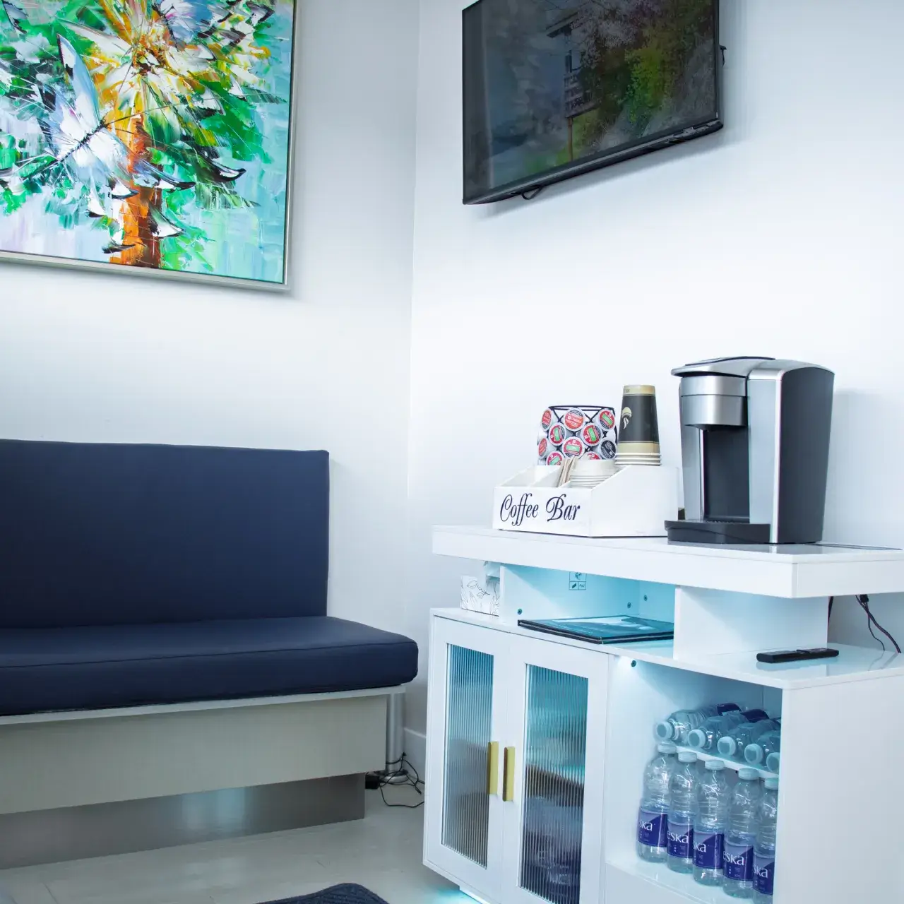Waiting Room Area of JW Family Dentistry in Burlington, ON