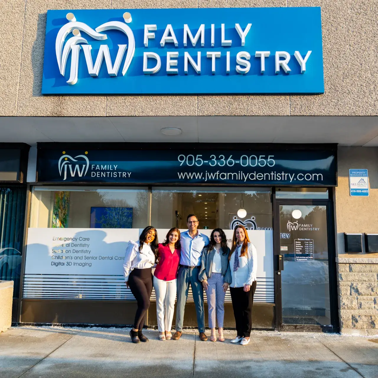 JW Family Dentistry's Dental Team in Burlington, ON