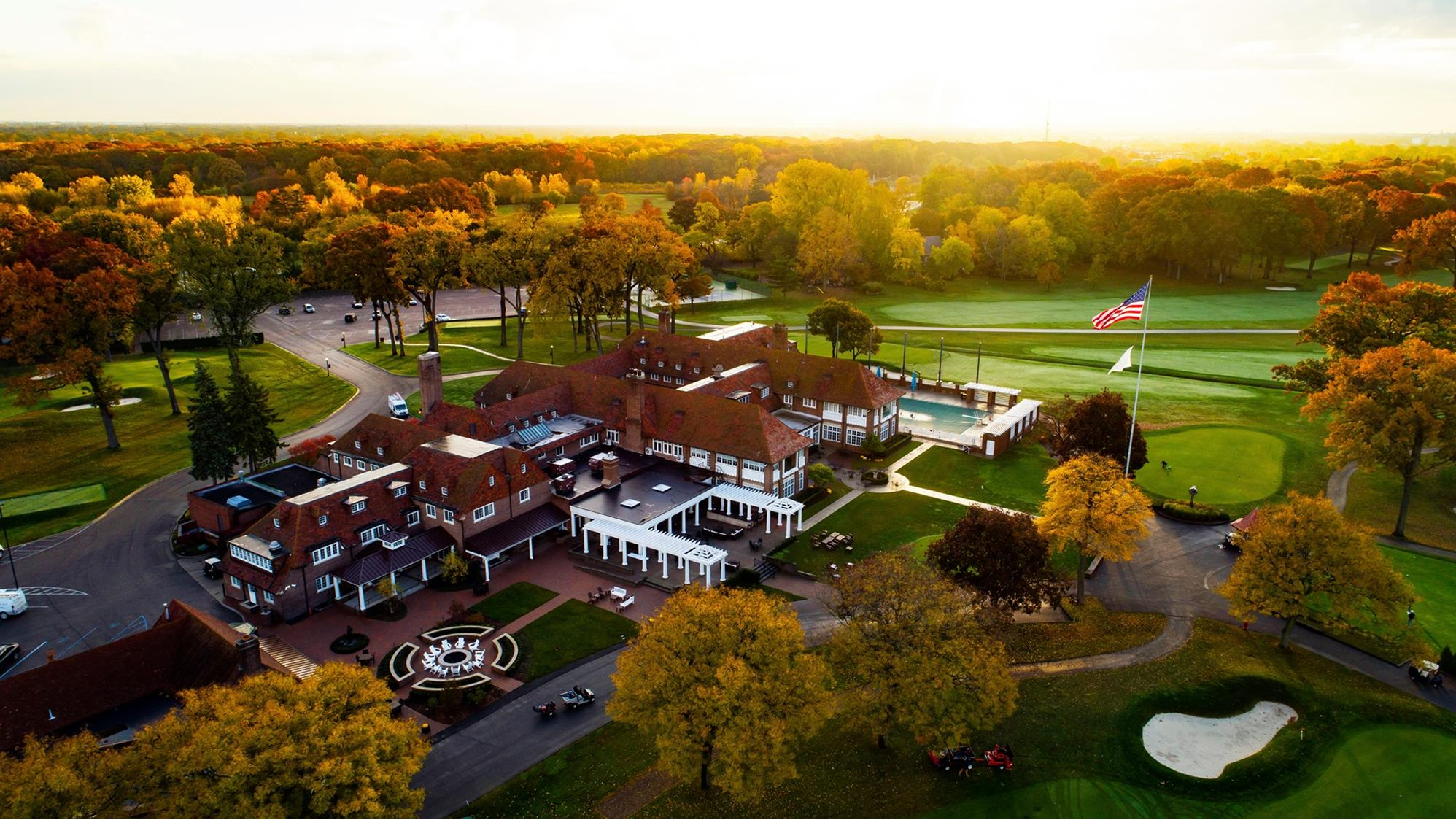 Aerial view of Detroit Golf Club