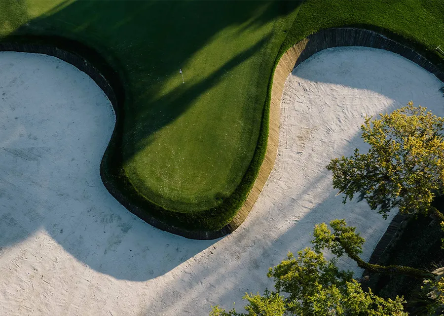 The 13th hole at Harbour Town Golf Links