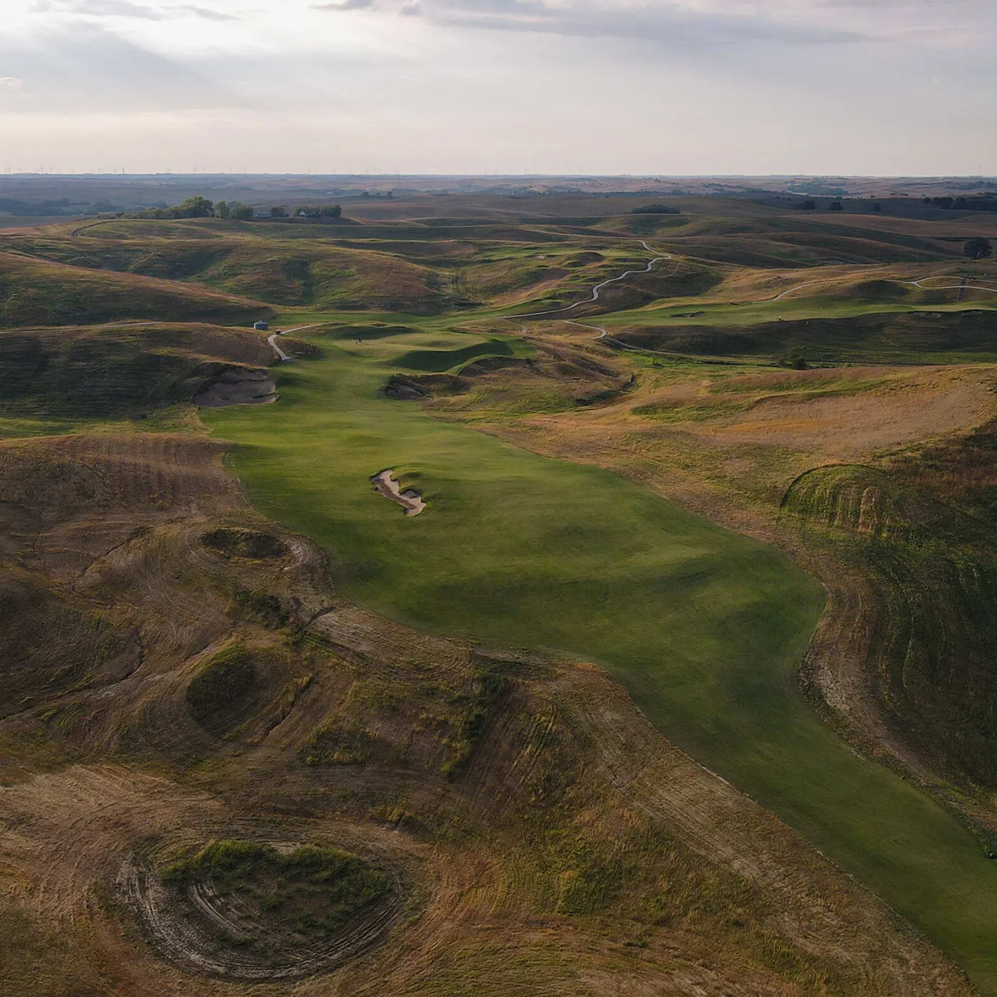 The 15th hole at Landmand Golf Club