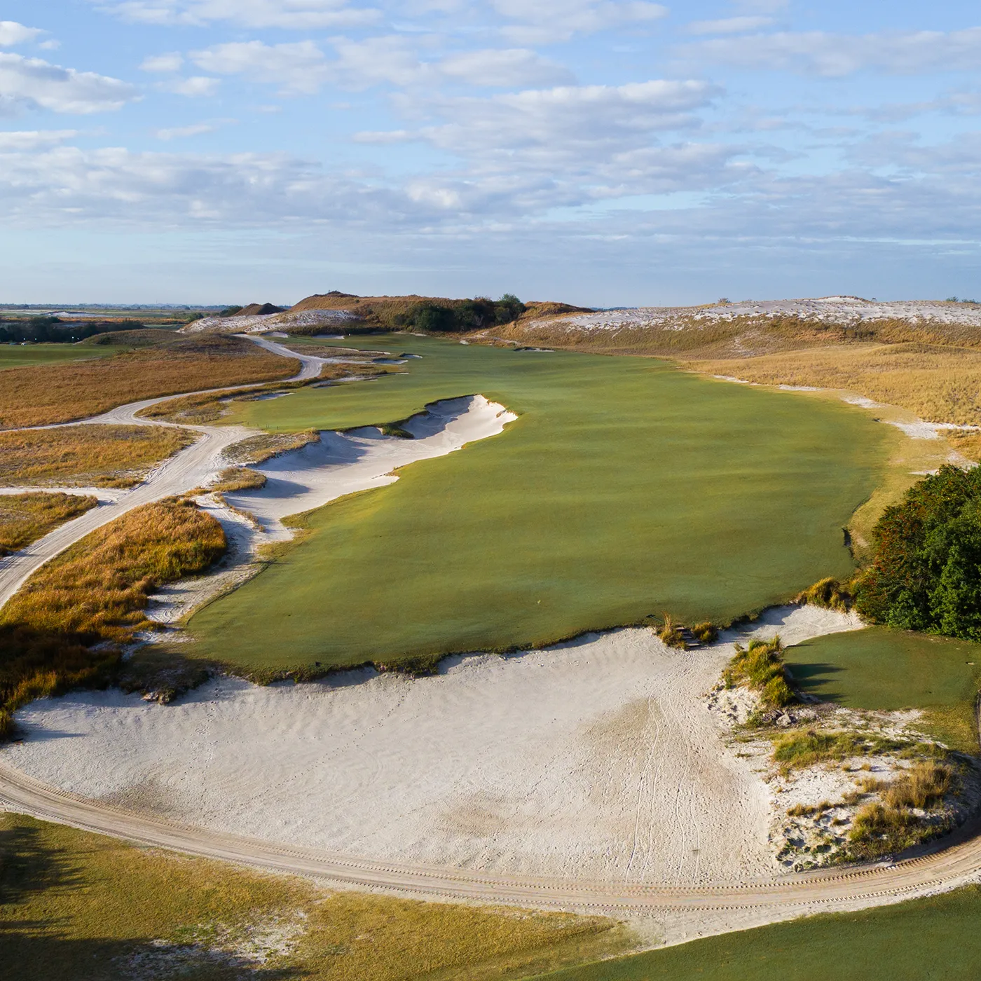 The 18th hole at Streamsong Red