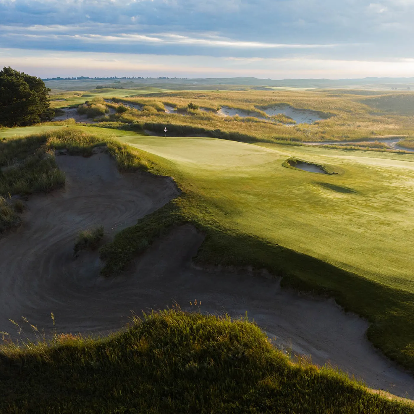 The ninth hole at CapRock Ranch