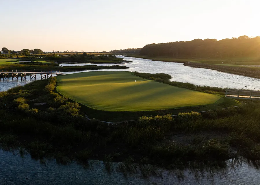 The 11th hole at the Creek Club